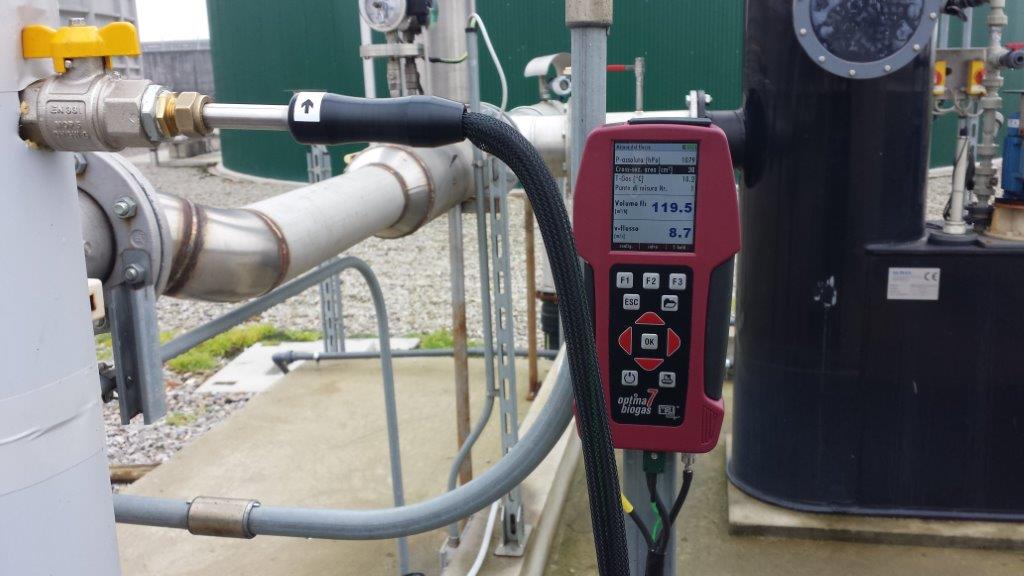 misuratore portata biogas