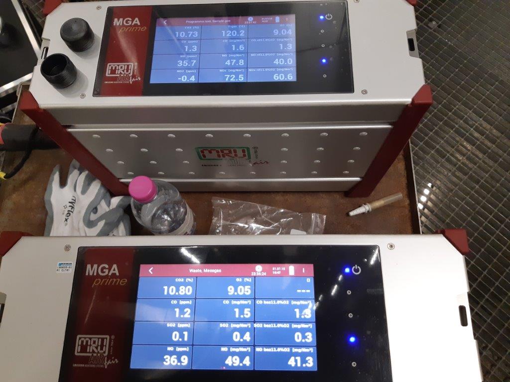 analizzatore emissioni in atmosfera