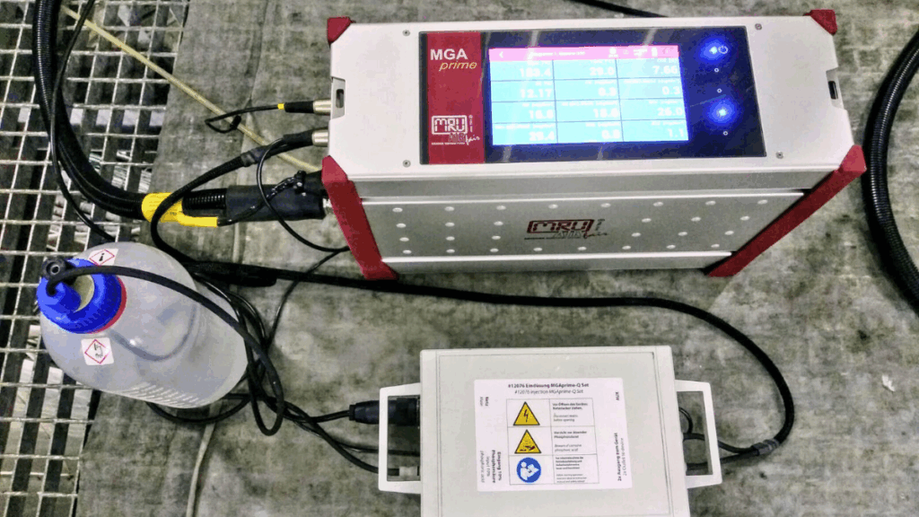 analizzatore gas di scarico